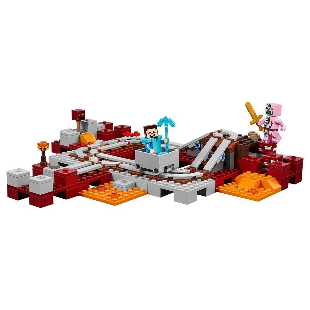 Lego minecraft 21130 hot sale the nether railway